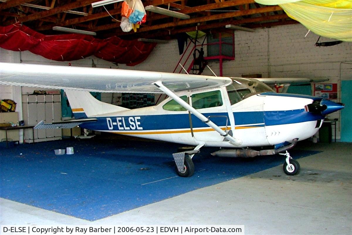 D-ELSE, 1964 Cessna 182G Skylane C/N 18255547, Cessna 182G Skylane [182-55547] Hodenhagen~D 23/05/2006. Used for parachuting as can be seen by the adaptations to the door, step and handrail on the wing spar. This was written off here on 31-08-2008