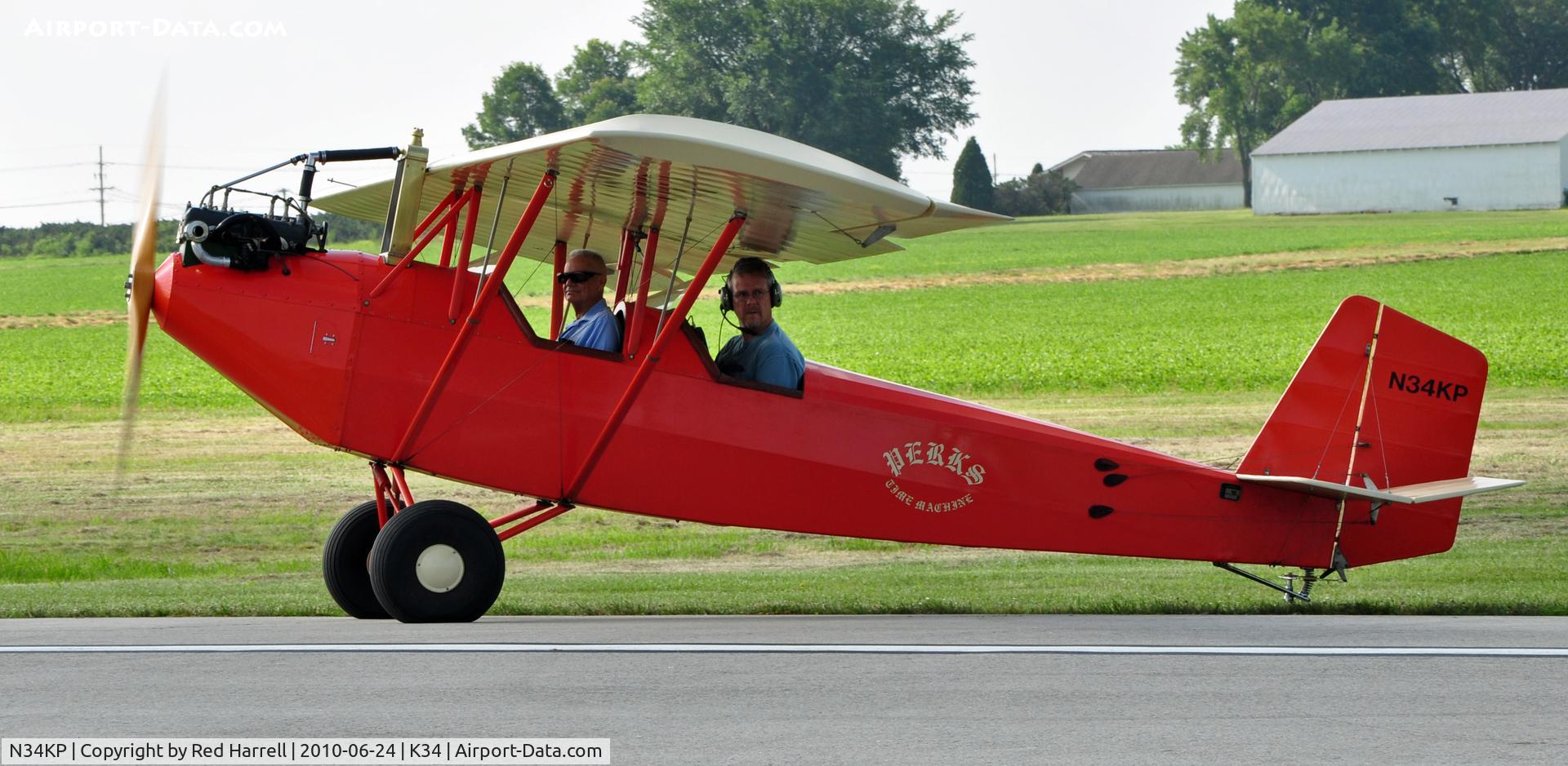 N34KP, 2000 Pietenpol Air Camper C/N 6, Seen at K34