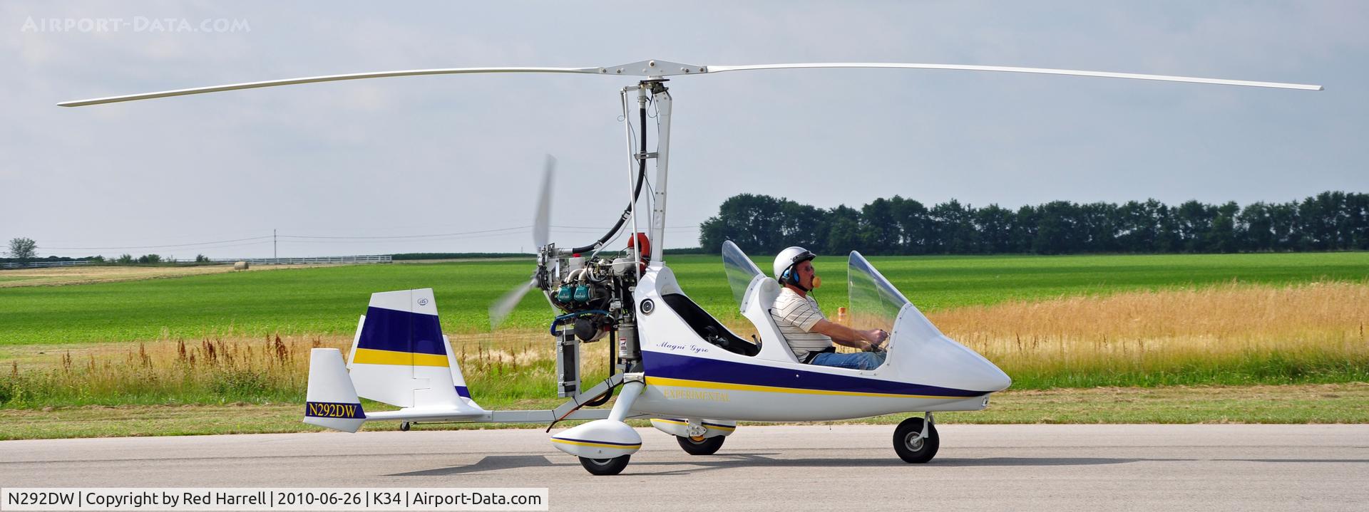 N292DW, 2007 Magni Gyro M-16 Tandem Trainer C/N 16-06-3813, Seen at K34