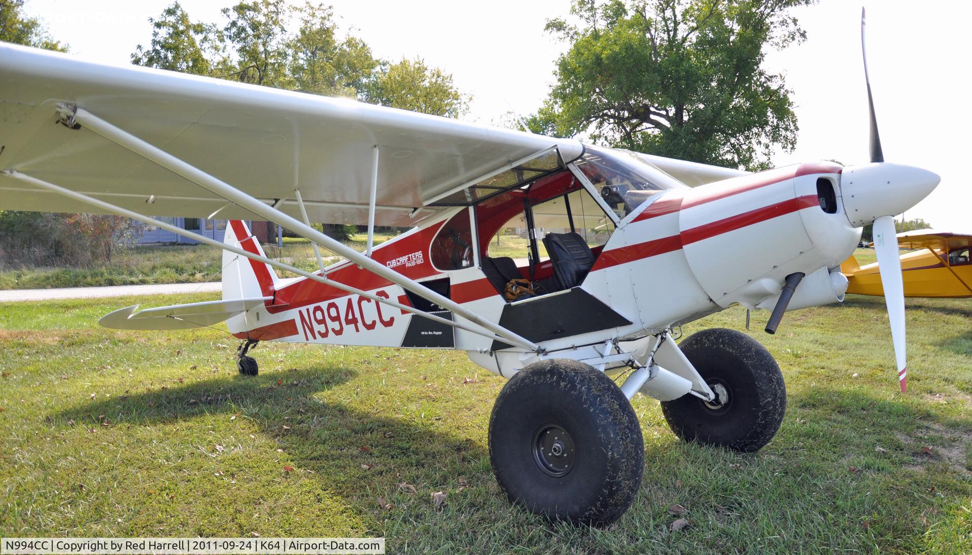 N994CC, 2000 Piper/cub Crafters PA-18-150 C/N 9911CC, Seen at K64