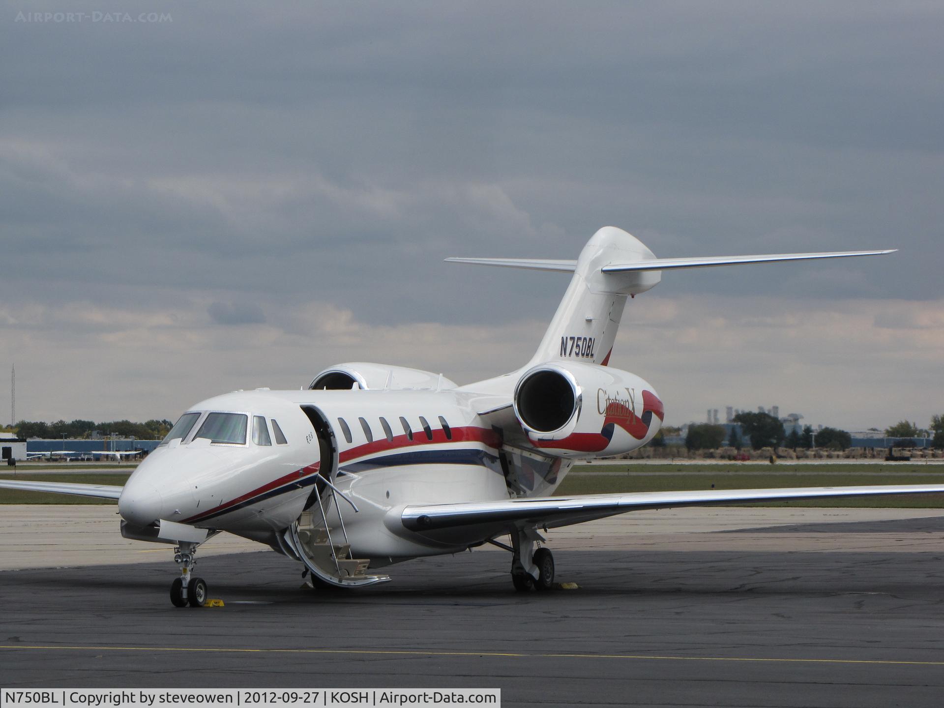 N750BL, 2002 Cessna 750 Citation X C/N 750-0178, Basler FBO ramp