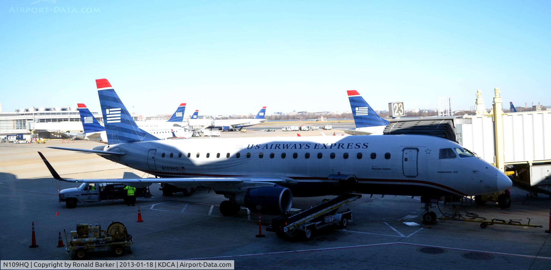 N109HQ, 2007 Embraer 175LR (ERJ-170-200LR) C/N 17000168, DCA VA