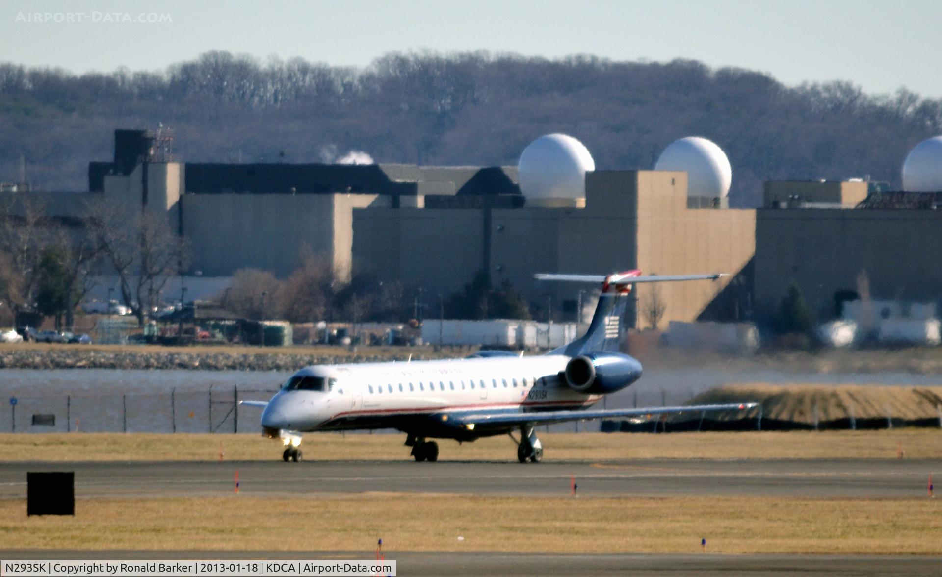 N293SK, 2001 Embraer ERJ-145LR (EMB-145LR) C/N 145500, Takeoff DCA