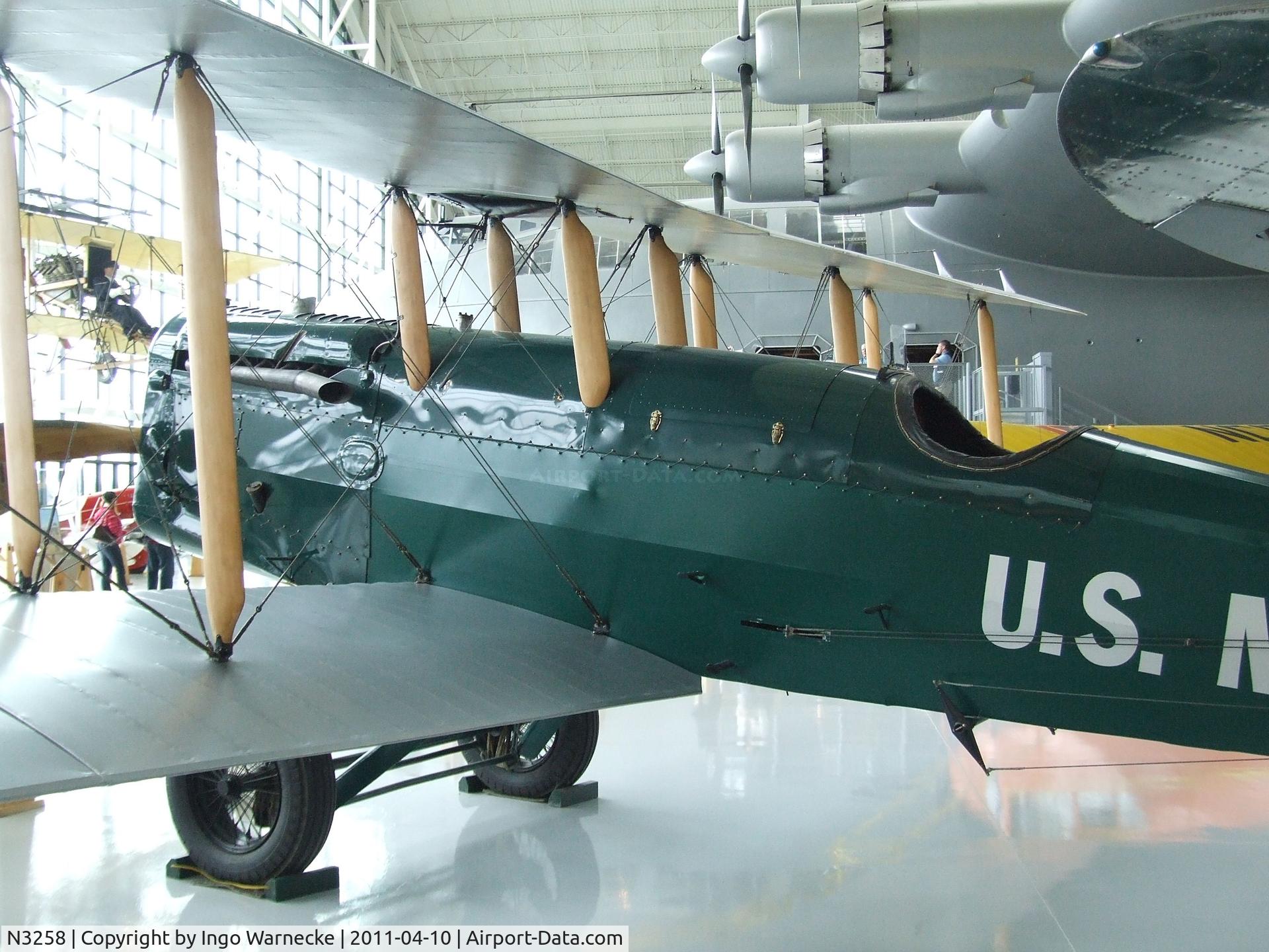 N3258, 1918 Airco DH-4M-1 C/N ET4, De Havilland D.H.4M-1 at the Evergreen Aviation & Space Museum, McMinnville OR