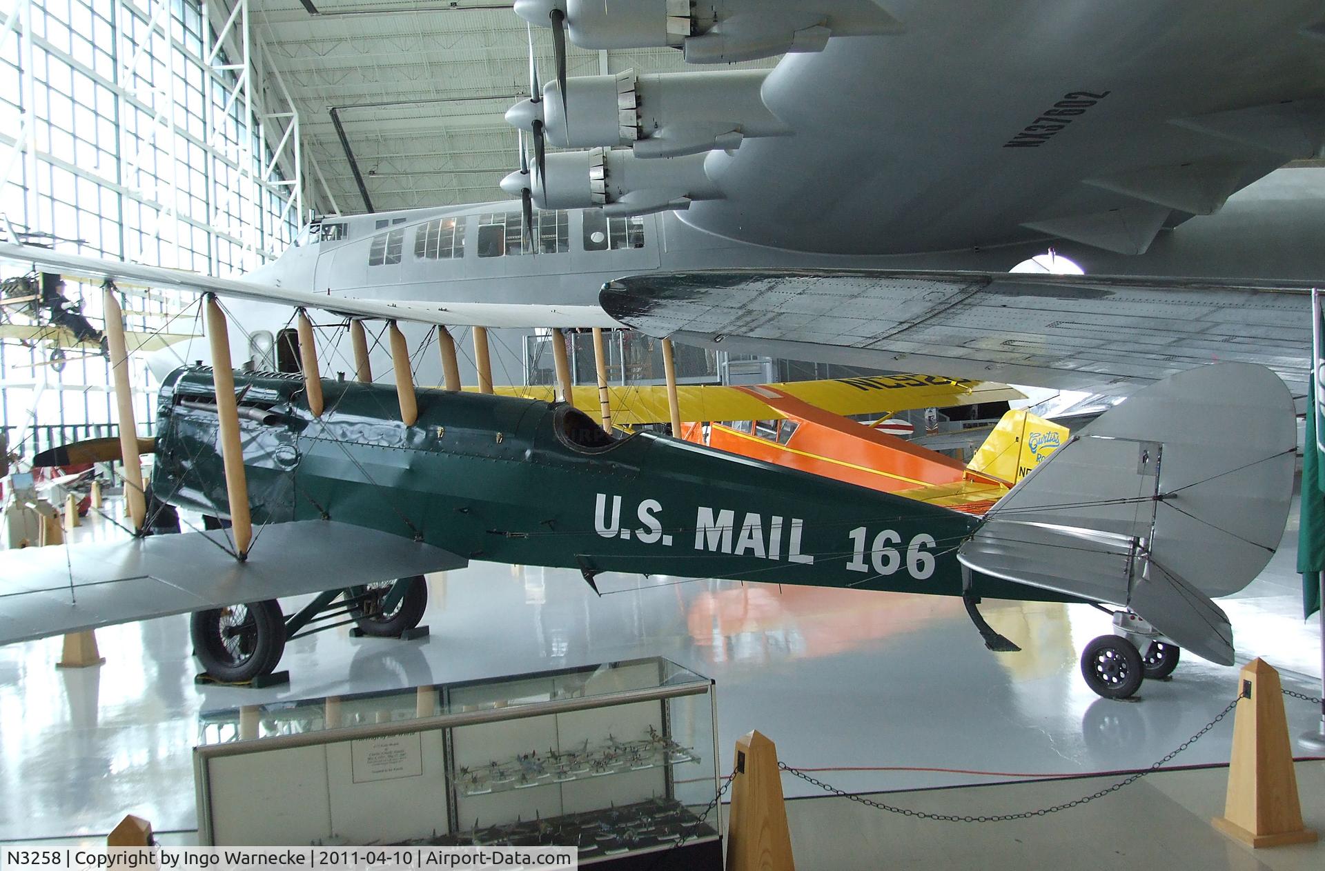 N3258, 1918 Airco DH-4M-1 C/N ET4, De Havilland D.H.4M-1 at the Evergreen Aviation & Space Museum, McMinnville OR