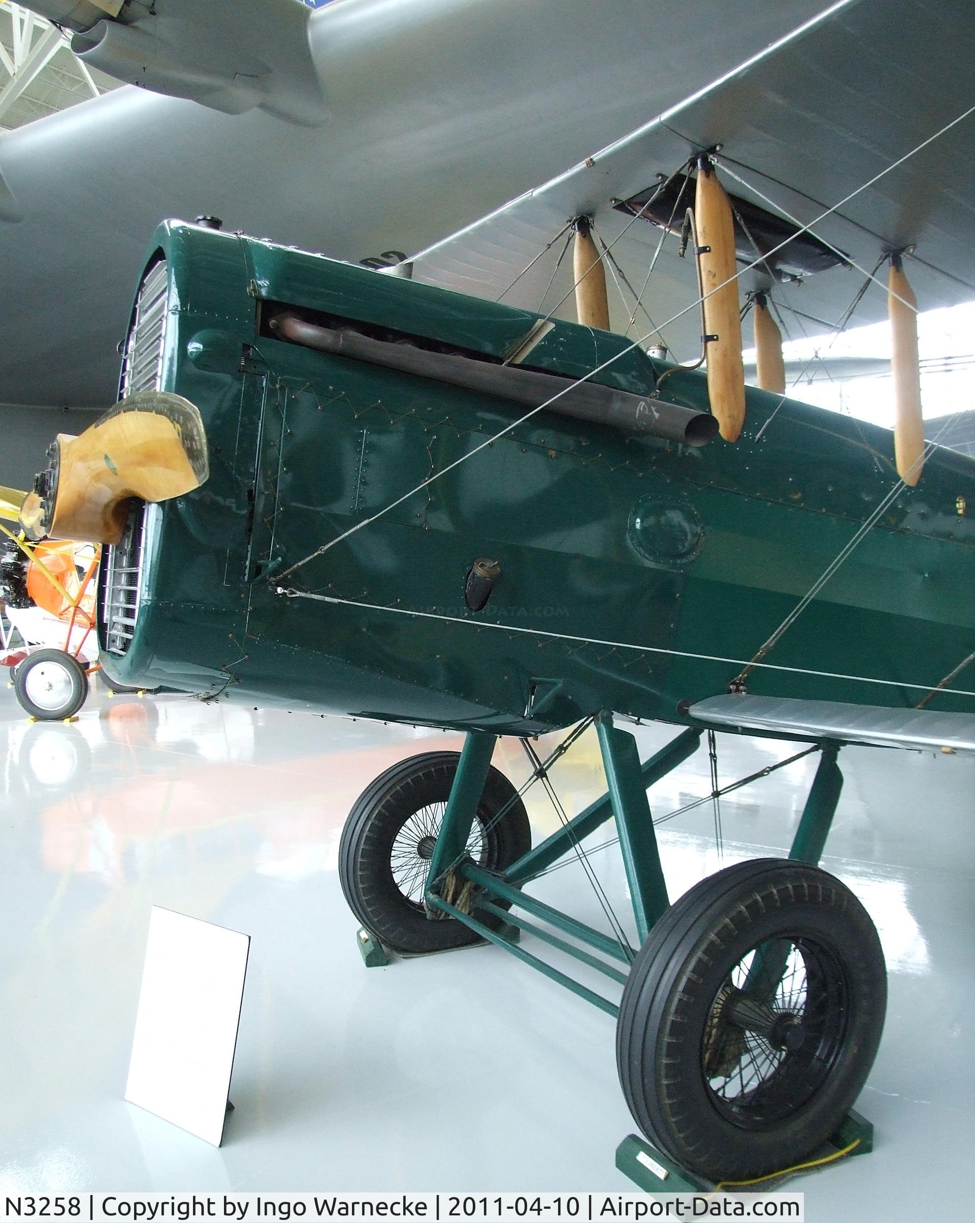 N3258, 1918 Airco DH-4M-1 C/N ET4, De Havilland D.H.4M-1 at the Evergreen Aviation & Space Museum, McMinnville OR