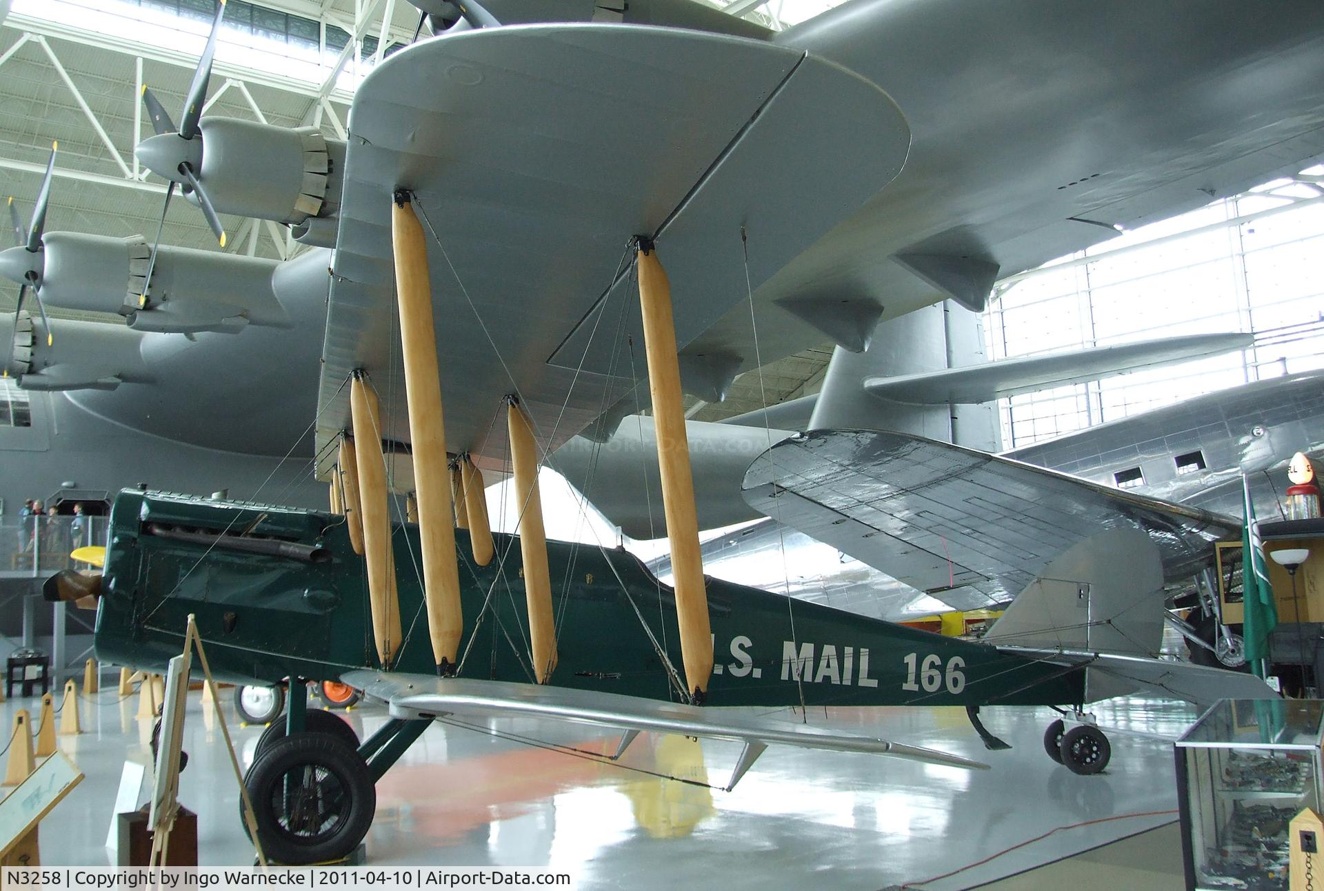 N3258, 1918 Airco DH-4M-1 C/N ET4, De Havilland D.H.4M-1 at the Evergreen Aviation & Space Museum, McMinnville OR