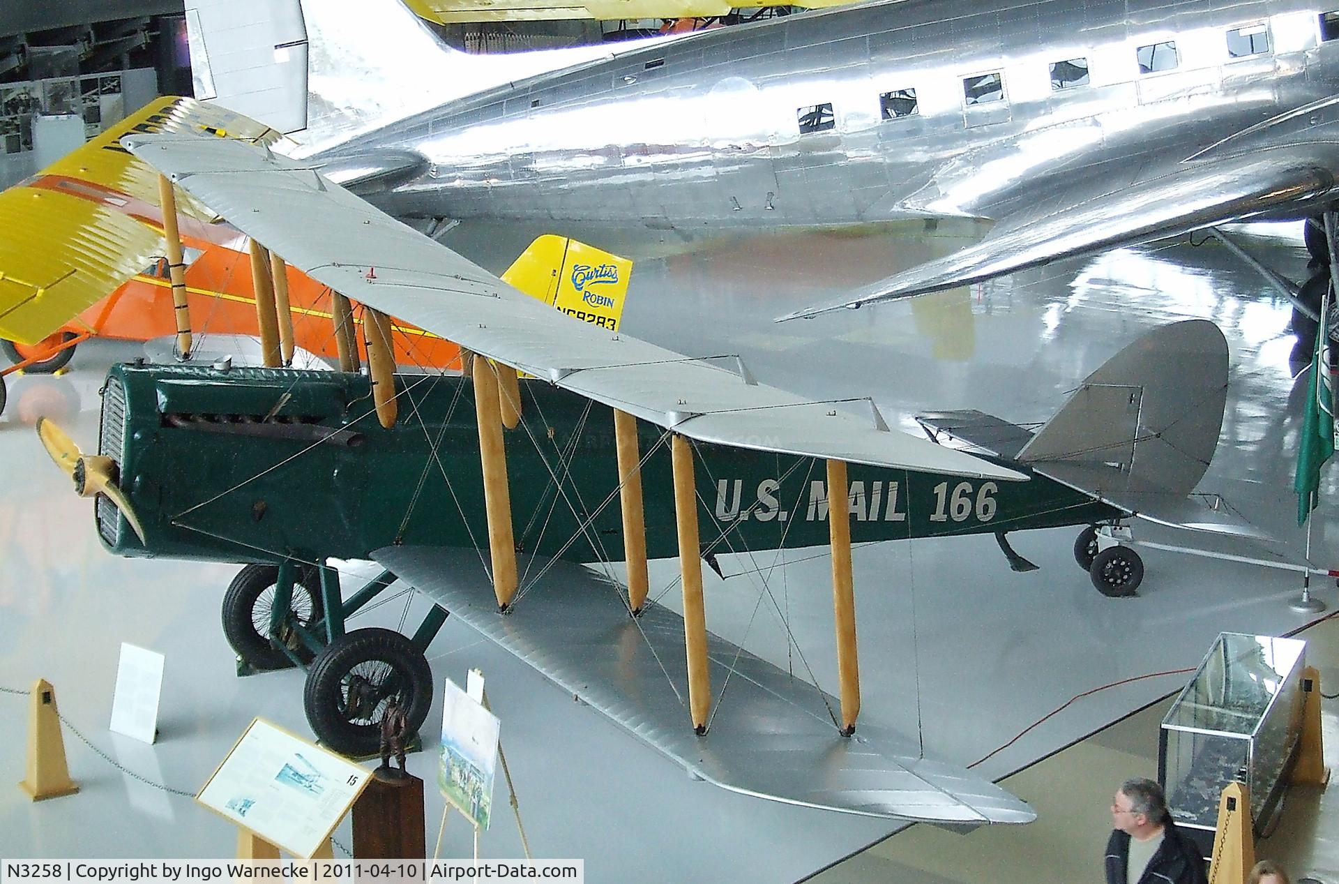 N3258, 1918 Airco DH-4M-1 C/N ET4, De Havilland D.H.4M-1 at the Evergreen Aviation & Space Museum, McMinnville OR