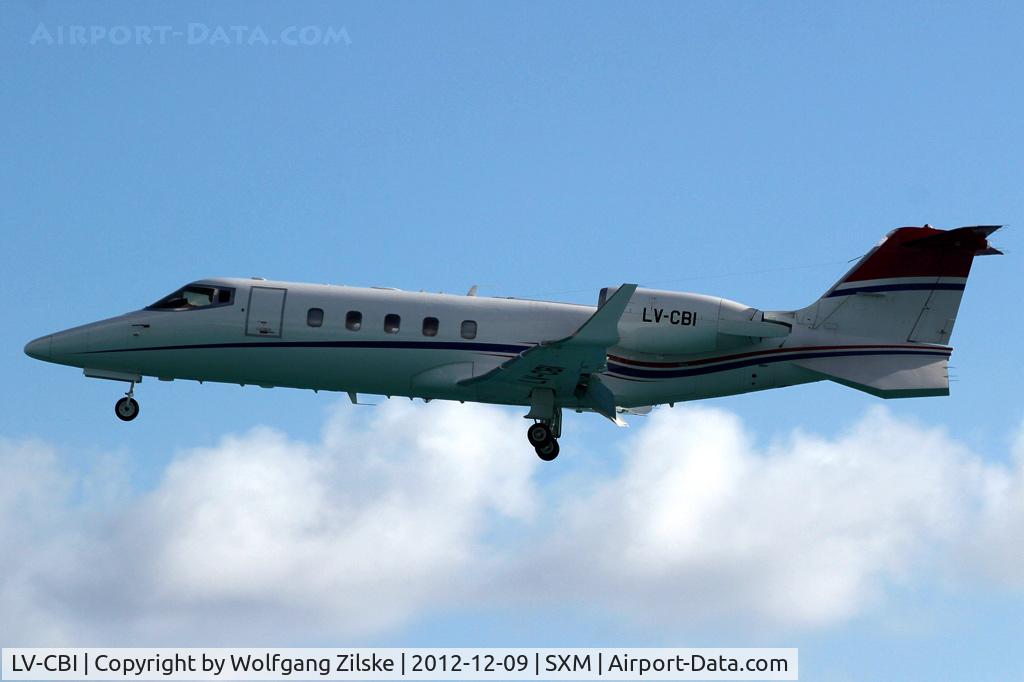 LV-CBI, 2004 Learjet 60 C/N 60-272, From the Oceanview Pool of the Sonesta Hotel