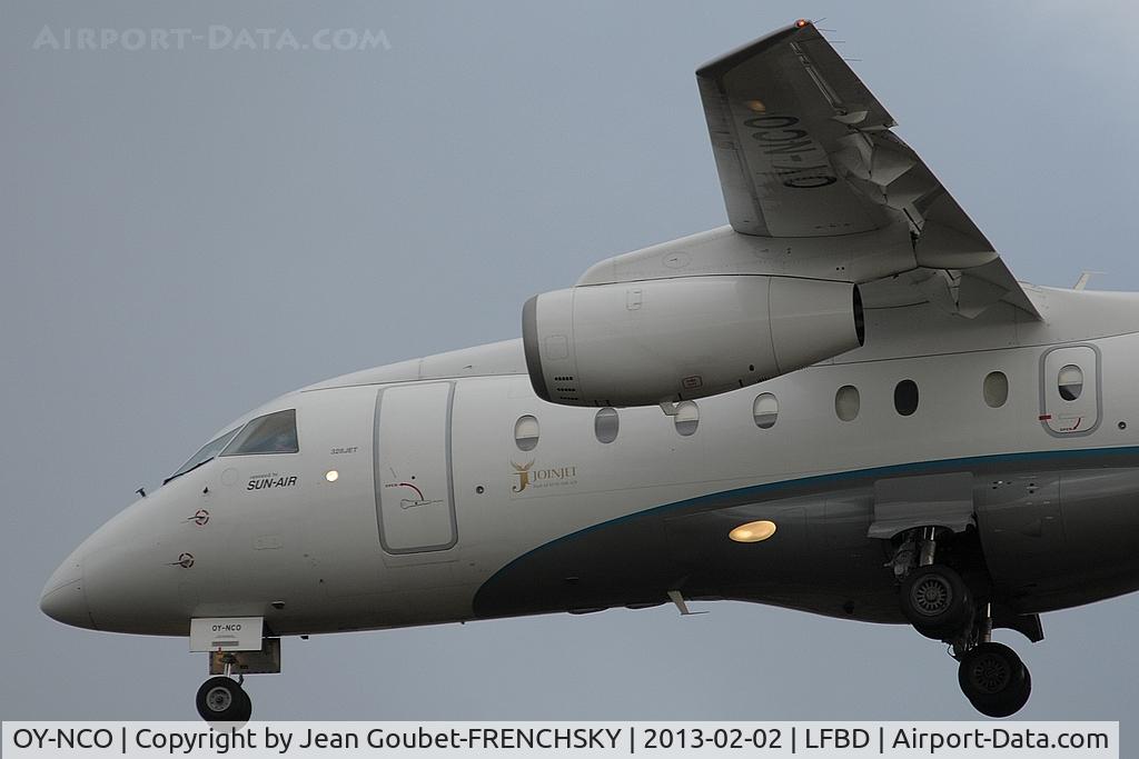 OY-NCO, 2002 Dornier 328-310 C/N 3210, EZ344 from VALENCIENNES (charter football)
