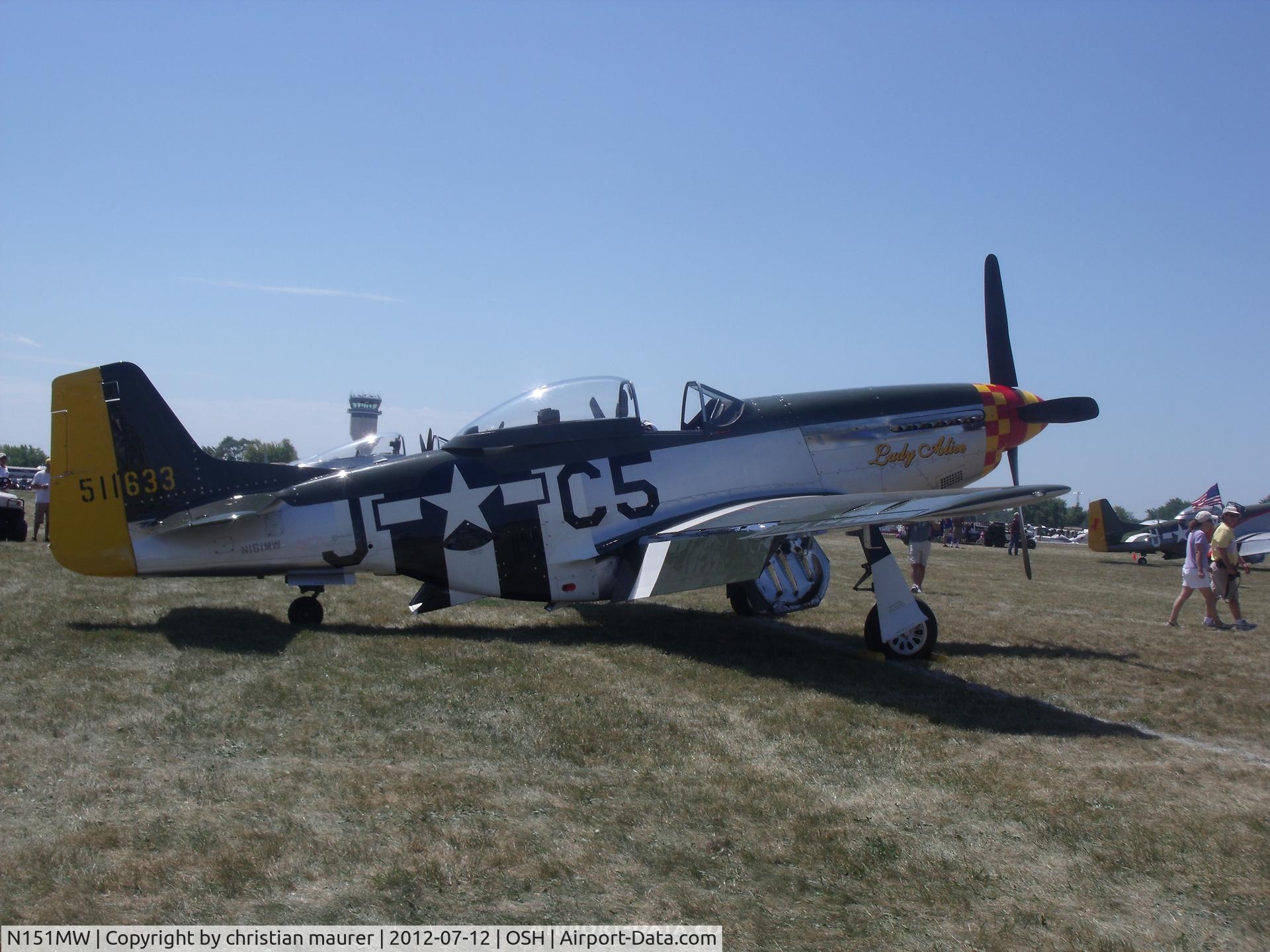 N151MW, 1945 North American P-51D Mustang C/N 124-48386, P-51 MUSTANG