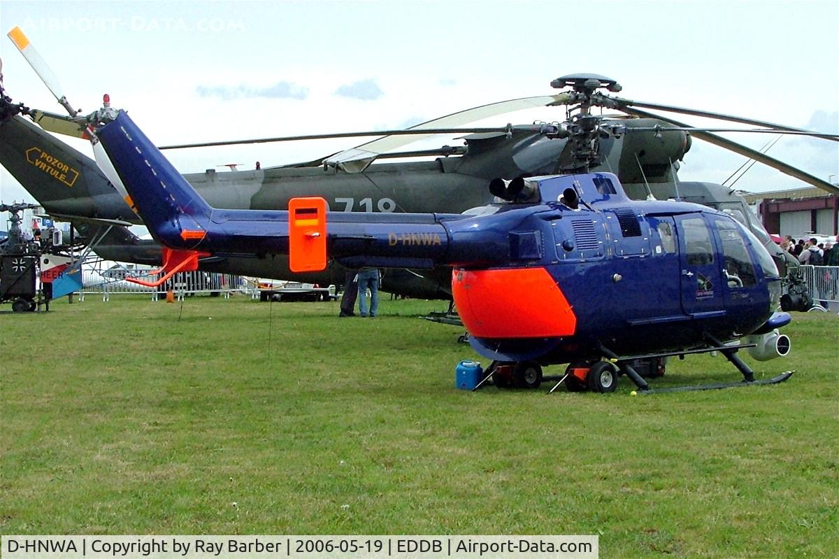 D-HNWA, 1978 MBB Bo-105CBS-4 C/N S-398, MBB Bo.105CBS-4 [S-398] (Euro Avionics) Berlin-Schonefeld~D 19/05/2006