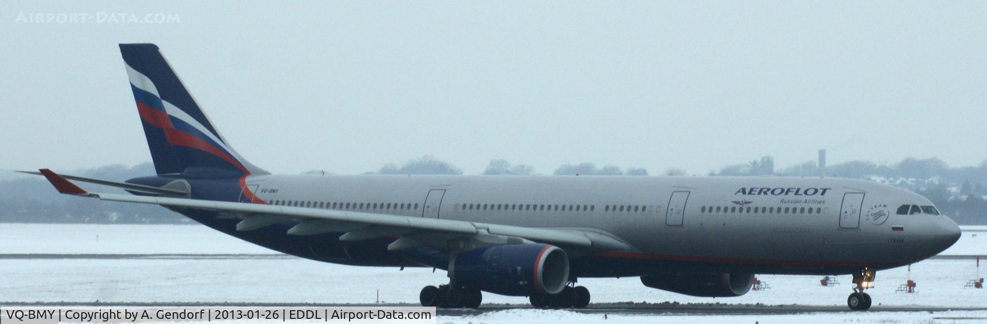 VQ-BMY, 2012 Airbus A330-343X C/N 1301, Aeroflot, the A330 of the Airline is a very rare visitor at Düsseldorf Int´l (EDDL)