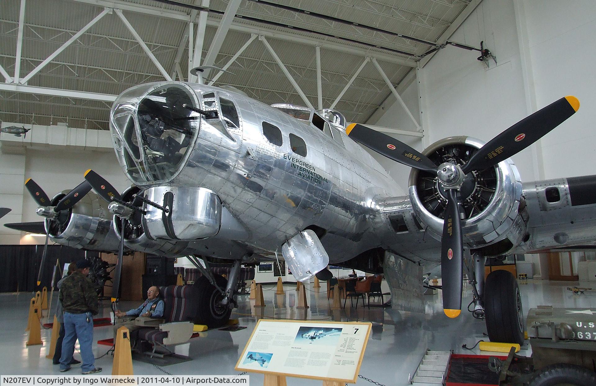 N207EV, 1944 Boeing B-17G Flying Fortress C/N 44-83785, Boeing B-17G Flying Fortress at the Evergreen Aviation & Space Museum, McMinnville OR