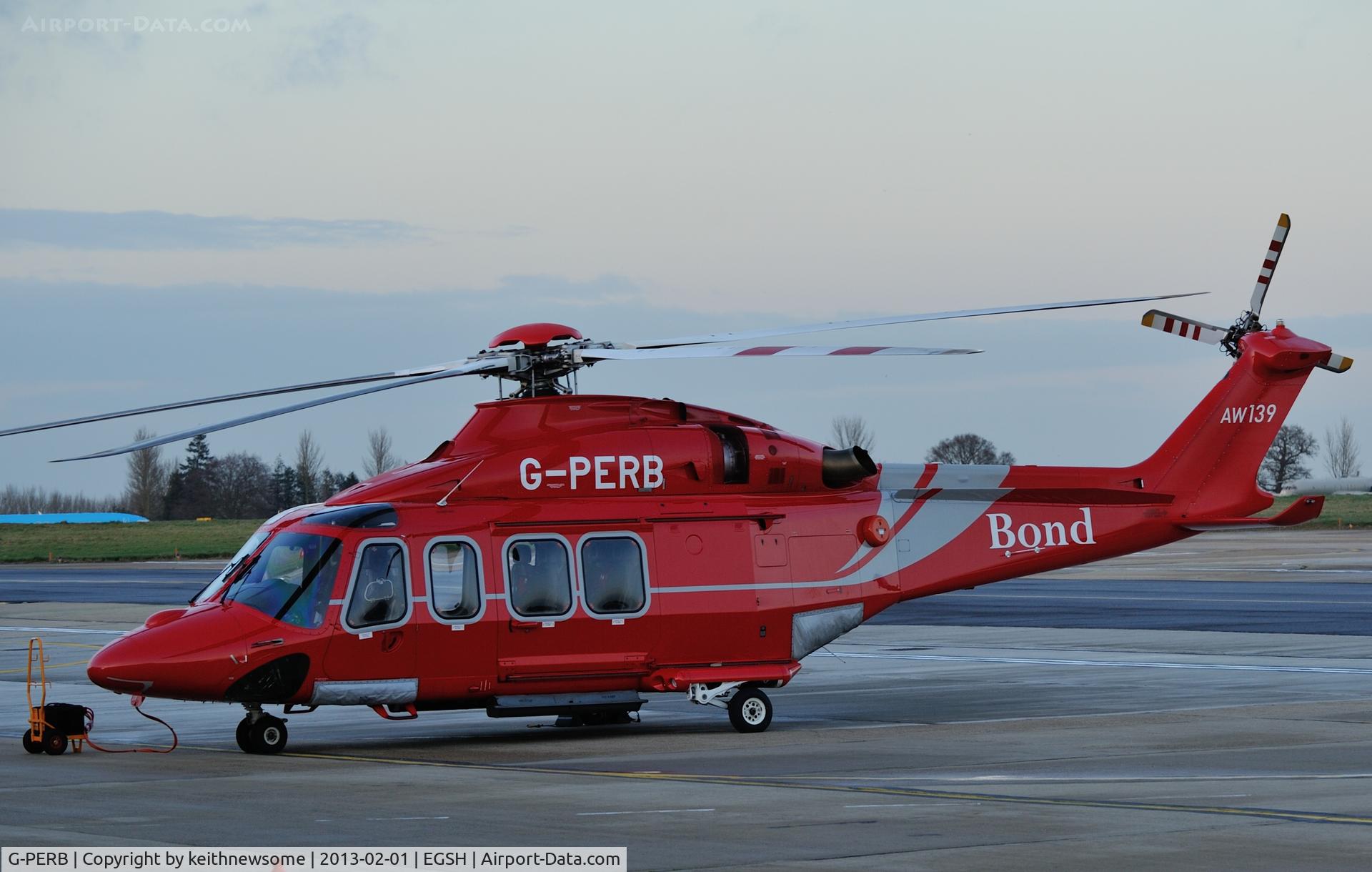 G-PERB, 2011 AgustaWestland AW-139 C/N 41261, In the evening light !