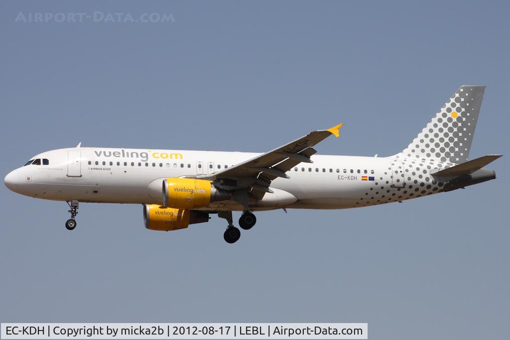 EC-KDH, 2007 Airbus A320-214 C/N 3083, Landing