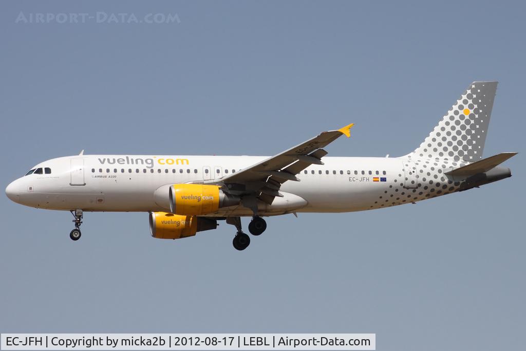 EC-JFH, 2003 Airbus A320-214 C/N 2104, Landing