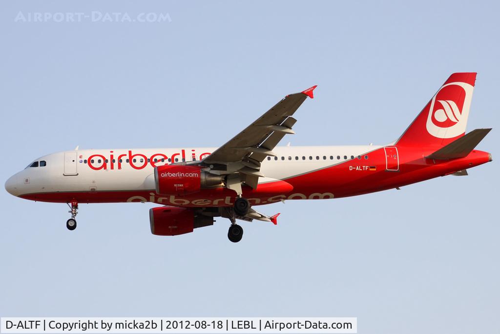 D-ALTF, 2001 Airbus A320-214 C/N 1553, Landing