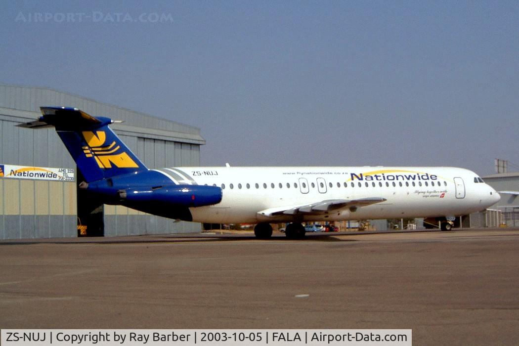 ZS-NUJ, 1978 BAC 111-537GF One-Eleven C/N BAC.261, BAC 1-11 537GF One Eleven [261] (Nationwide Air) Lanseria~ZS 05/10/2003