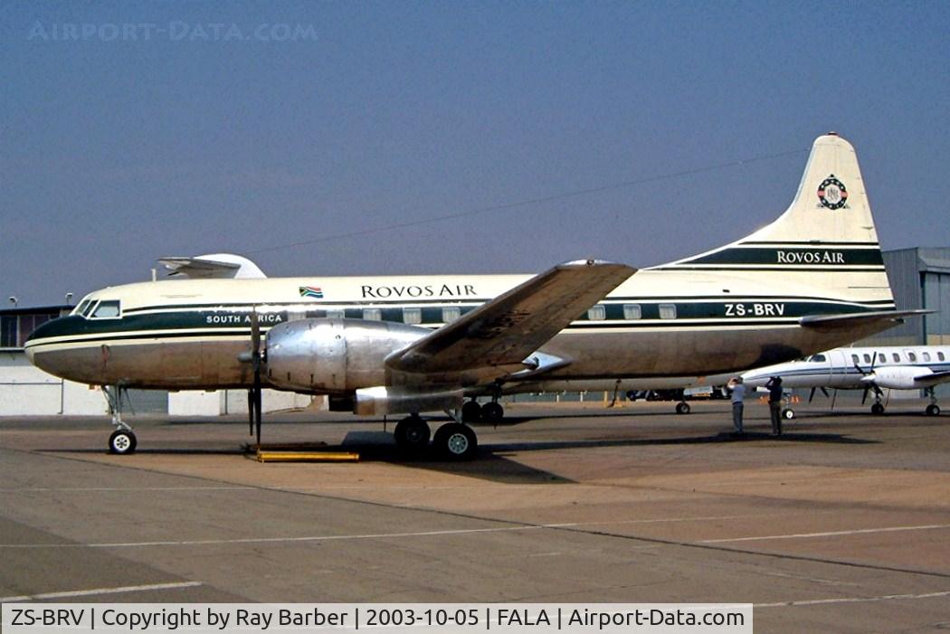 ZS-BRV, 1954 Convair C-131D C/N 215, Convair 340 [215] (Rovos Air) Laseria~ZS 05/10/2003