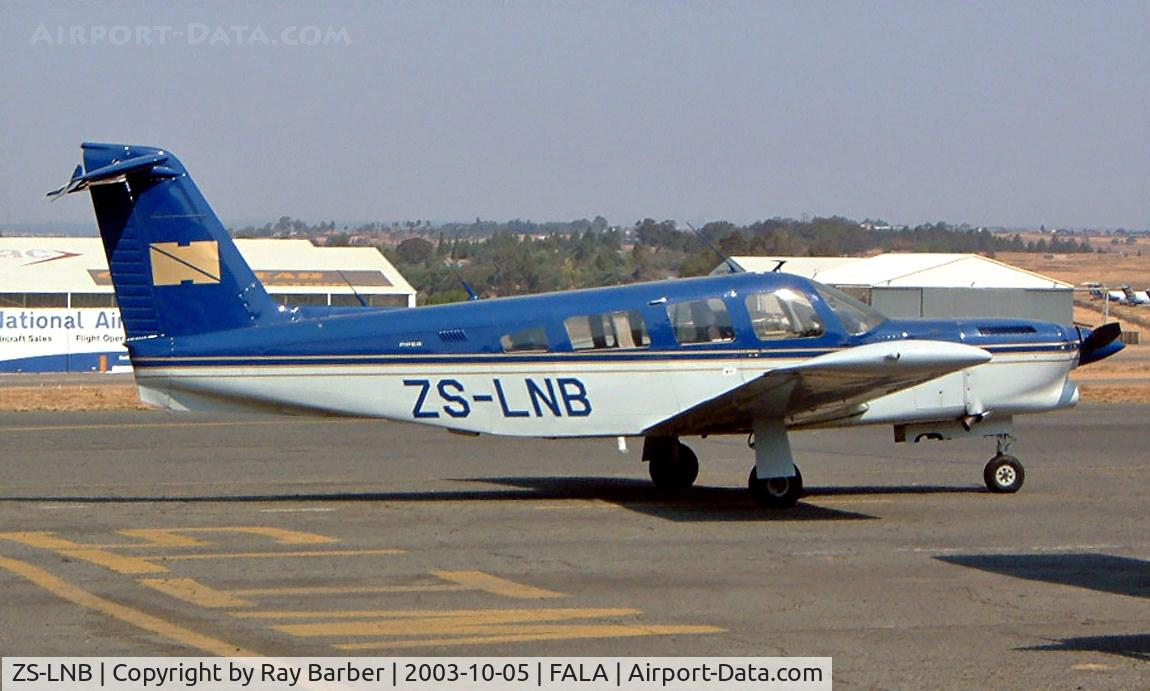 ZS-LNB, Piper PA-32RT-300T Turbo Lance II C/N 32R7887094, Piper PA-32RT-300T Turbo Lane II [32R-7887094] Lanseria~ZS 05/10/2003