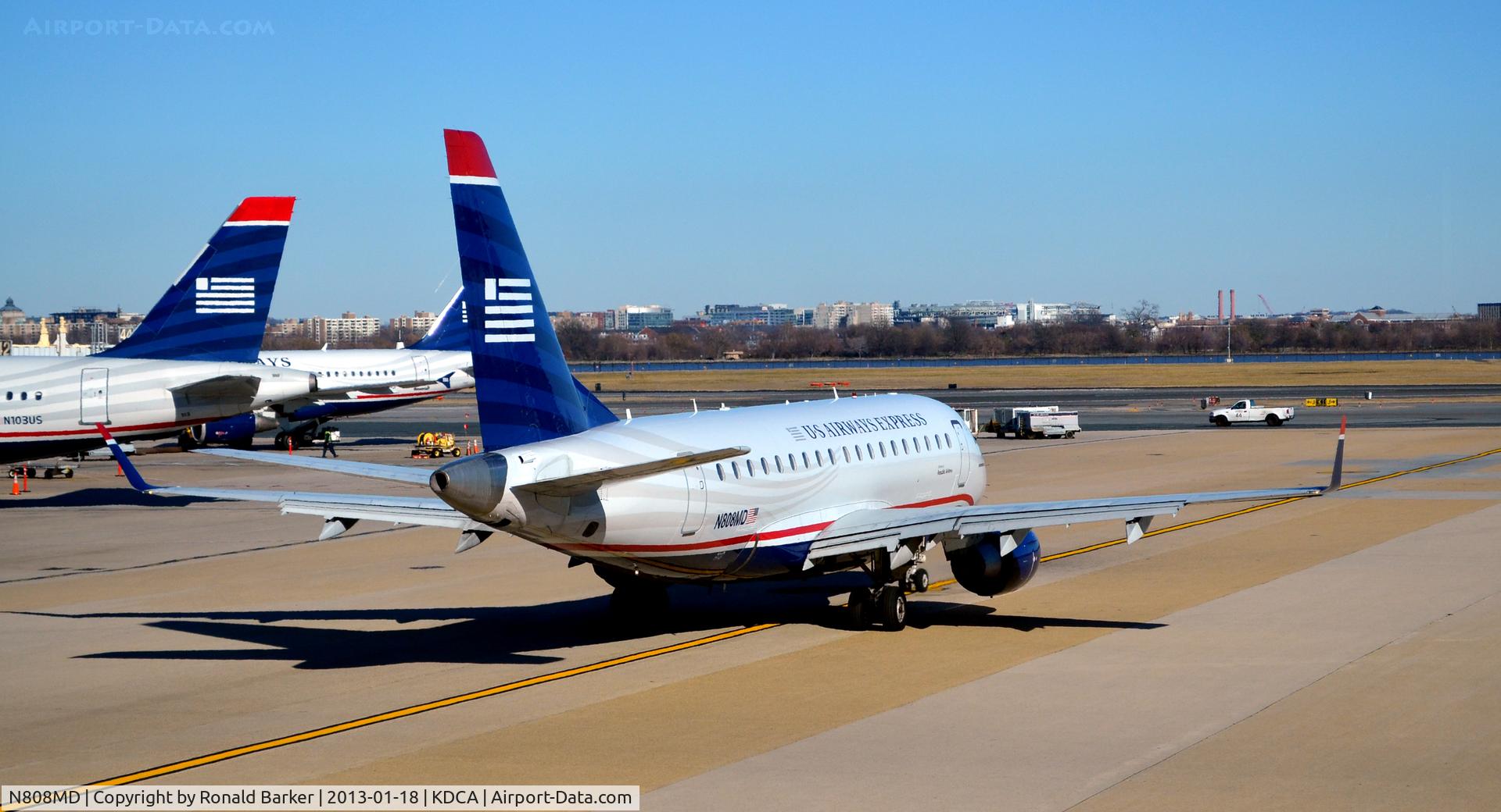N808MD, 2004 Embraer 170SU (ERJ-170-100SU) C/N 17000021, Taxi DCA