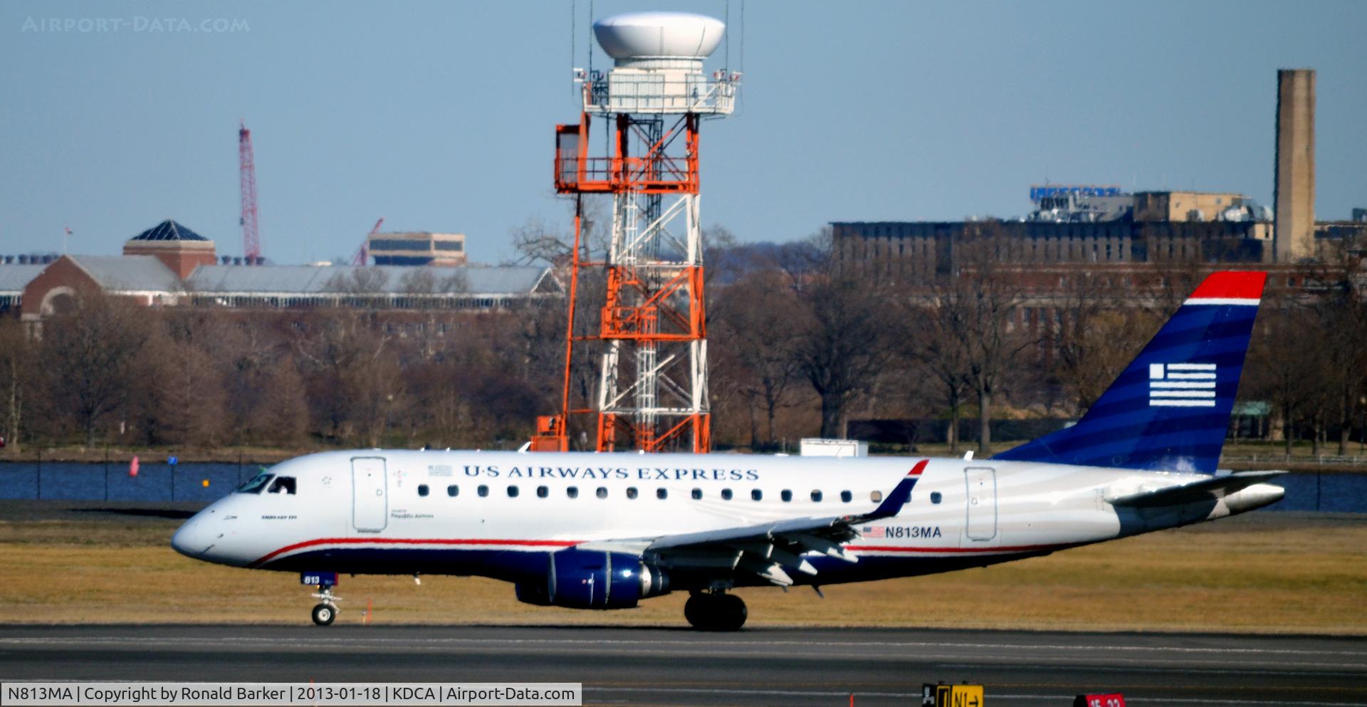 N813MA, 2004 Embraer 170SU (ERJ-170-100SU) C/N 17000031, Landing DCA VA