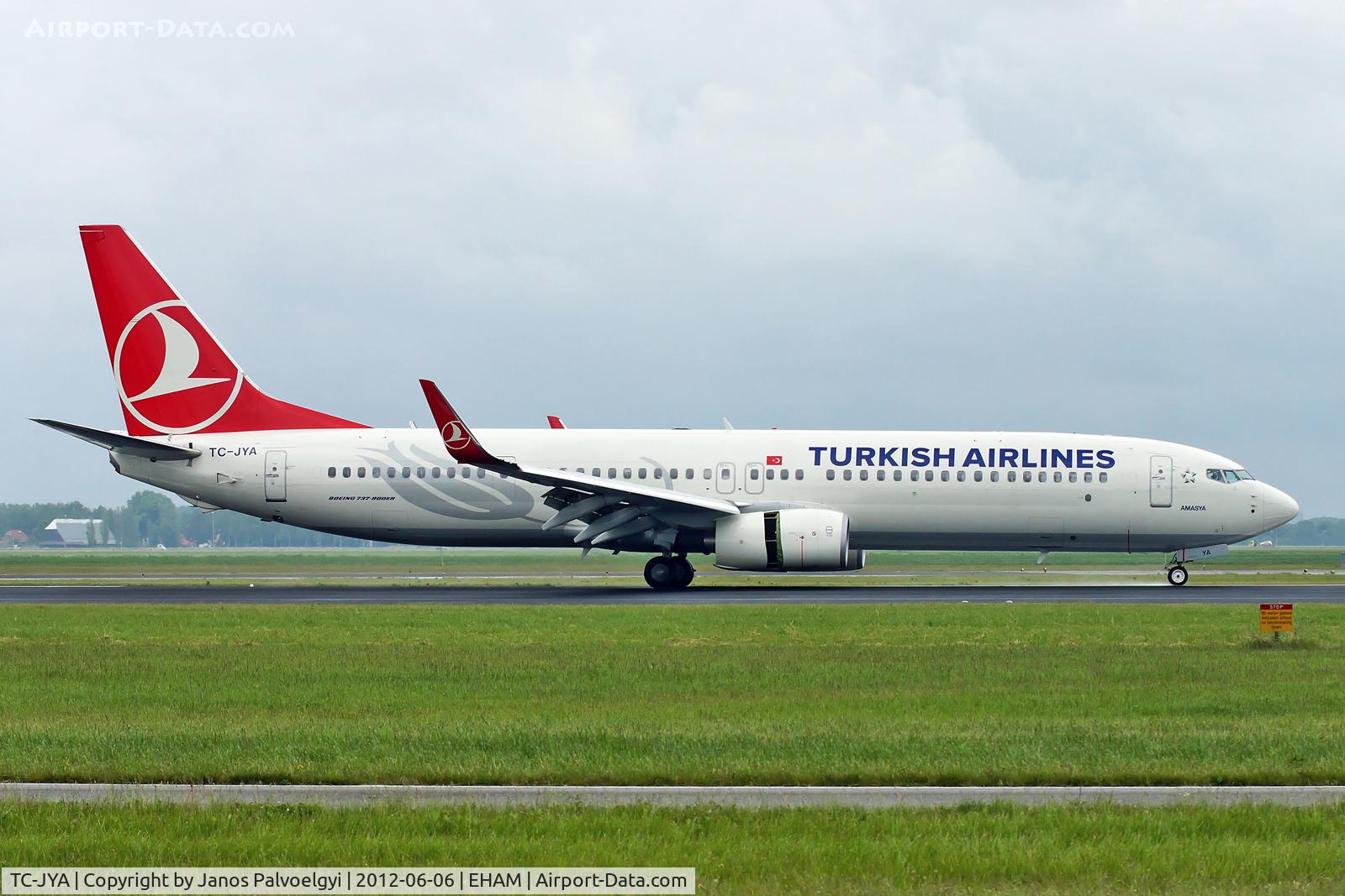 TC-JYA, 2011 Boeing 737-9F2/ER C/N 40973, Turkish Airlines B737-9F2/ER lkanding in EHAM/AMS
