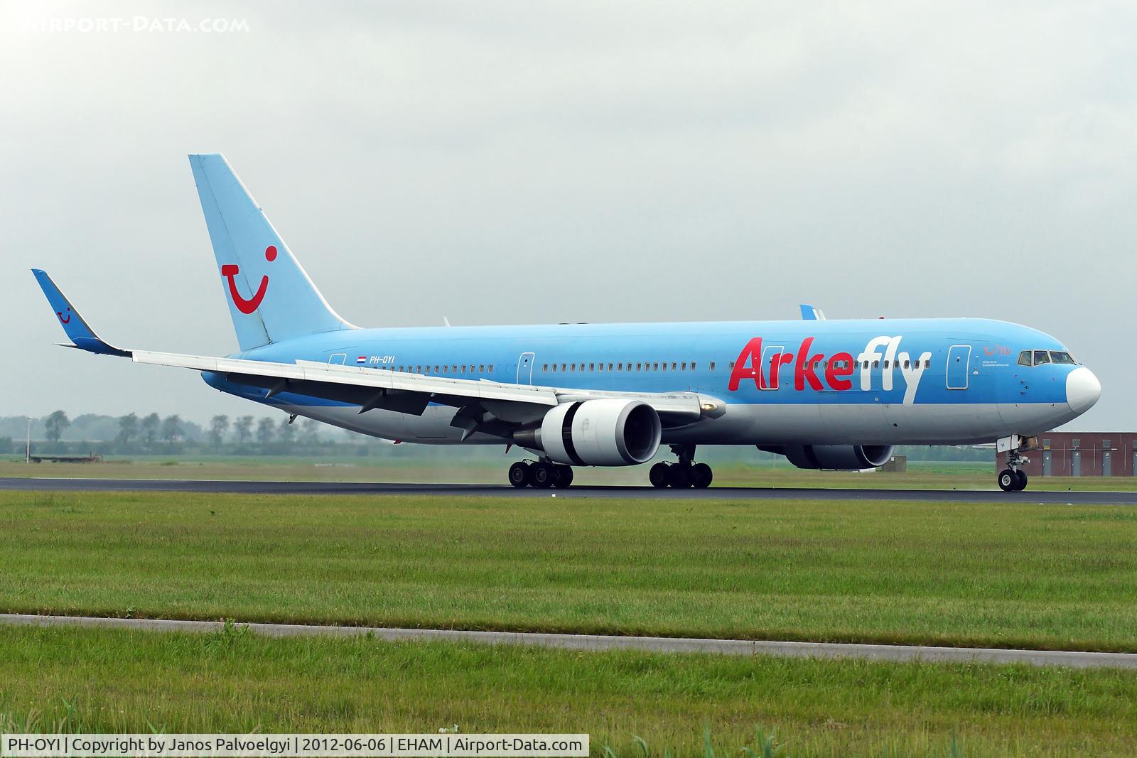 PH-OYI, 2000 Boeing 767-304/ER C/N 29138, ArkeFly(TUI Airlines Nederland) Boeing B767-304/ER landing in EHAM/AMS