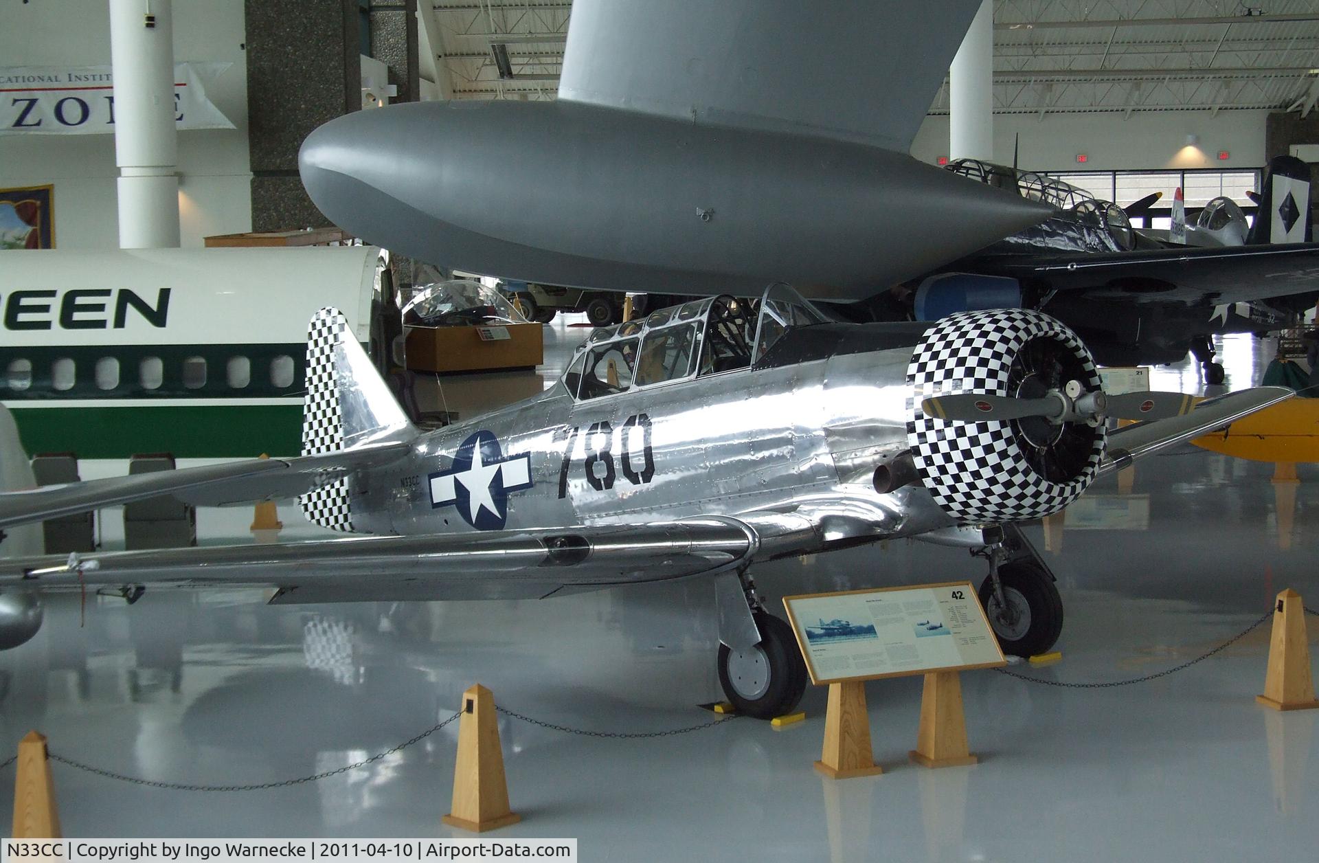 N33CC, 1956 North American SNJ-4 Texan C/N 88-13466, North American SNJ-4 Texan at the Evergreen Aviation & Space Museum, McMinnville OR