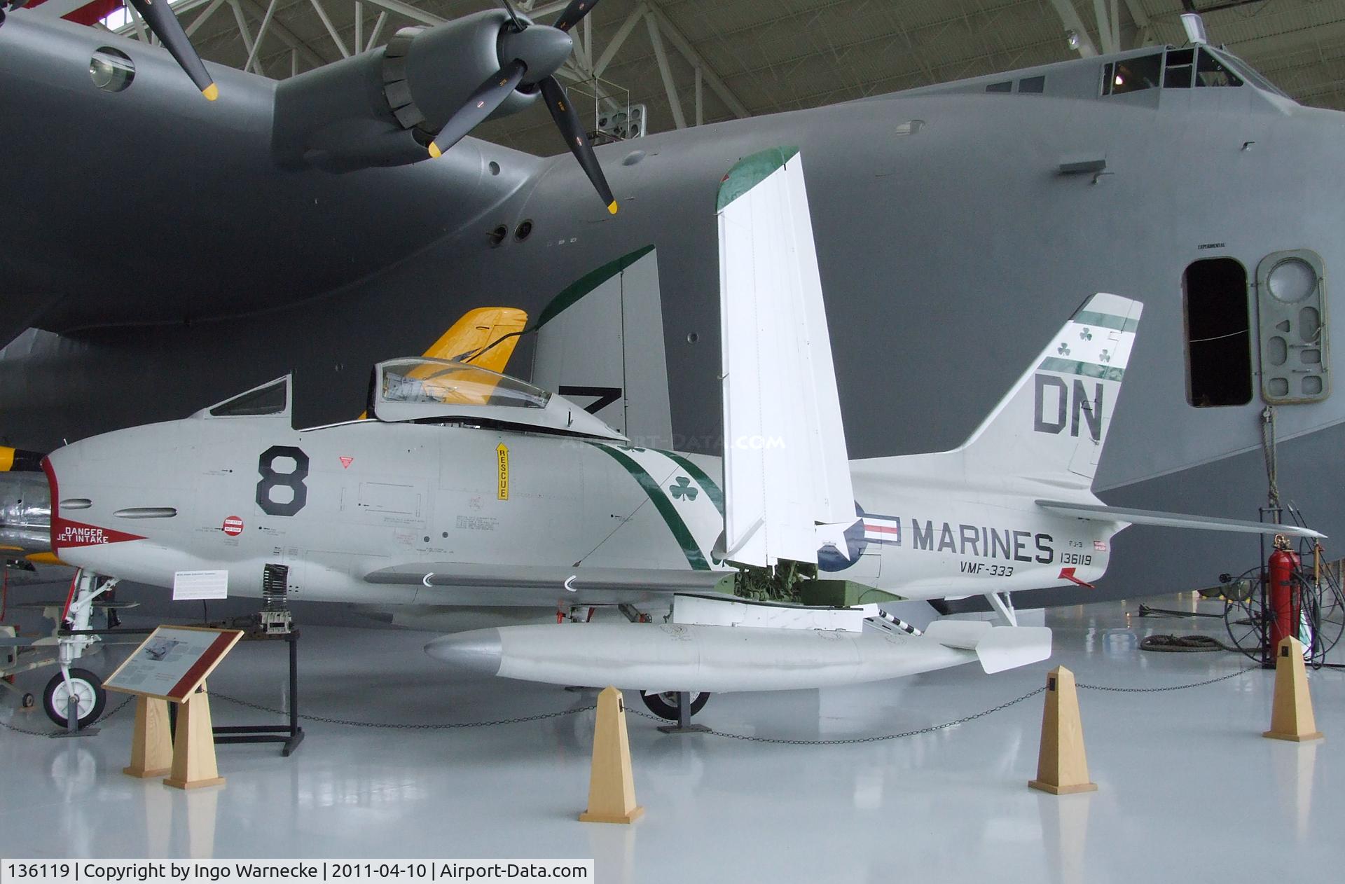 136119, North American F-1C Fury C/N 194-346, North American F-1C (FJ-3) Fury at the Evergreen Aviation & Space Museum, McMinnville OR