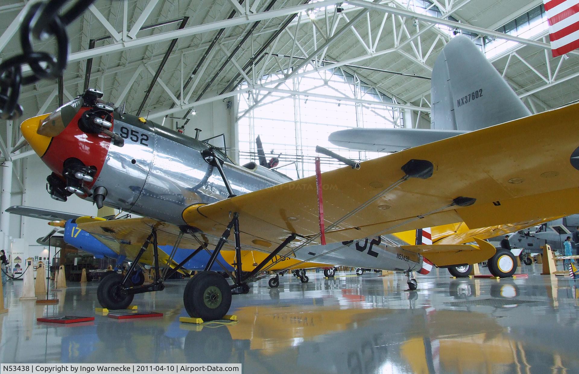 N53438, 1942 Ryan Aeronautical ST3KR C/N 2161, Ryan ST3KR (PT-22 Recruit) at the Evergreen Aviation & Space Museum, McMinnville OR