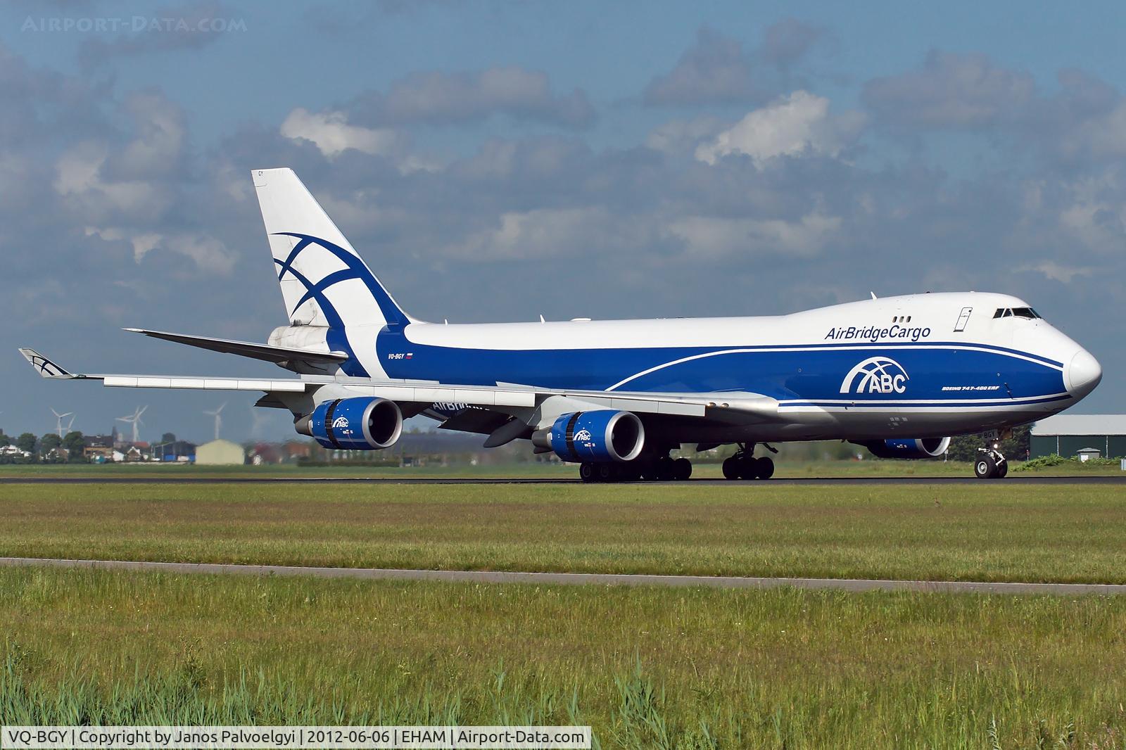 VQ-BGY, 2005 Boeing 747-428F/ER/SCD C/N 33097, AirBridgeCargo Airlines-ABC Boeing B747-428F/ER/SDC landing in EHAM/AMS