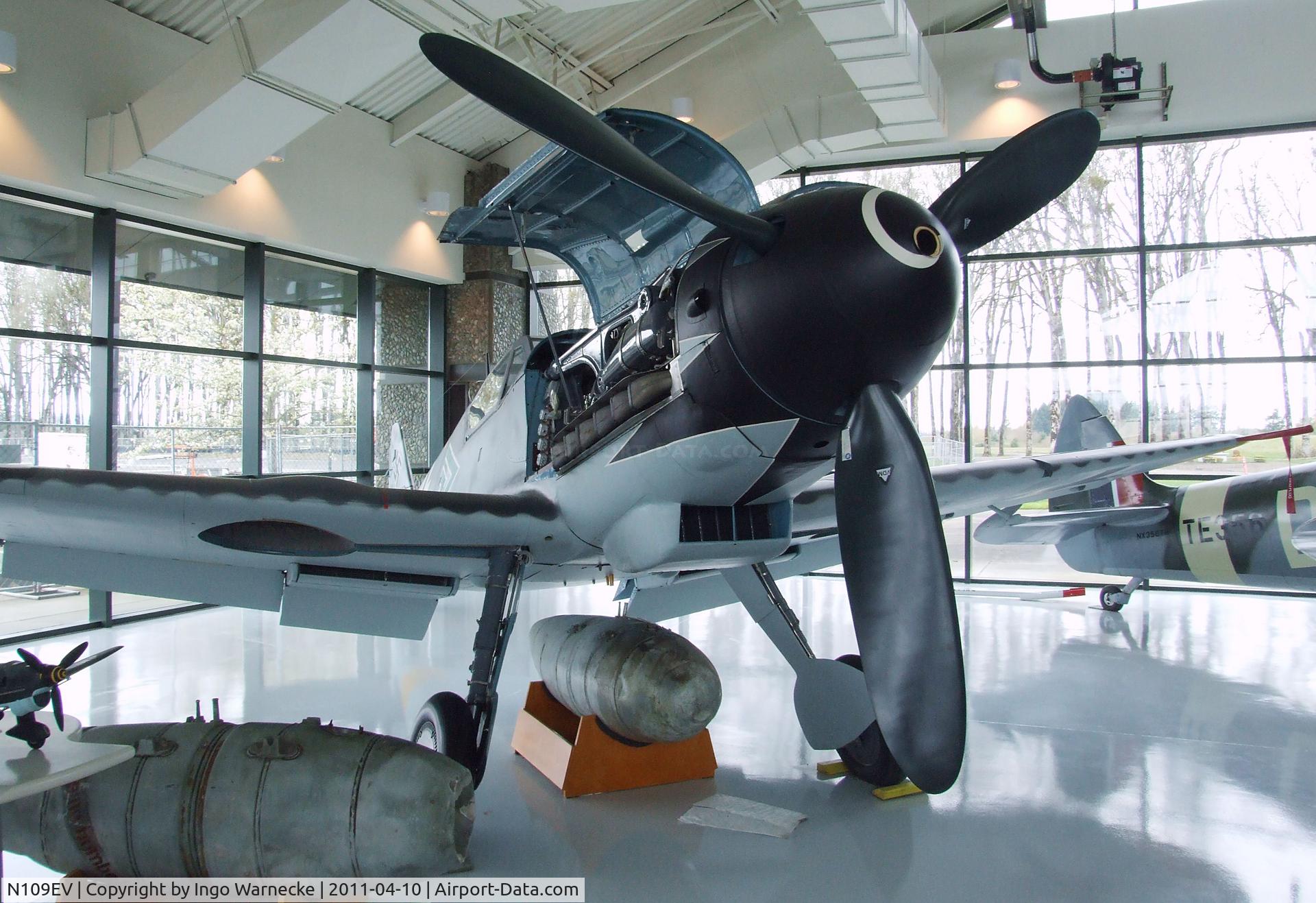 N109EV, Messerschmitt Bf-109G C/N 610937, Messerschmitt Bf 109G at the Evergreen Aviation & Space Museum, McMinnville OR