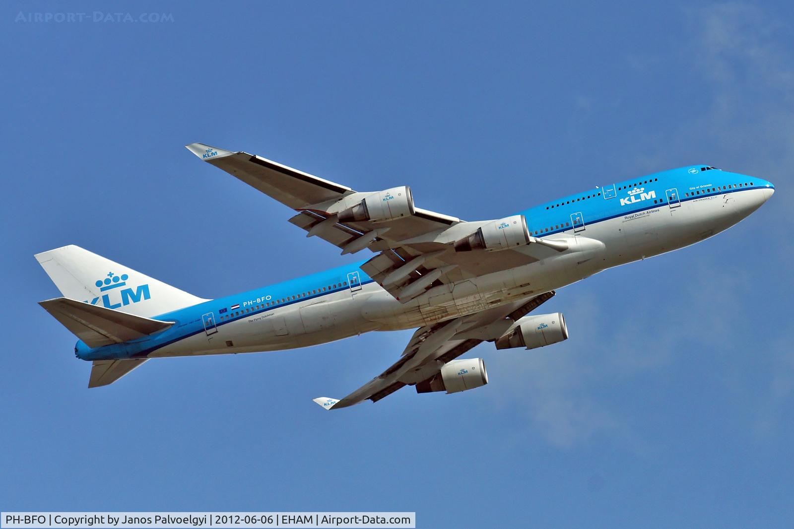 PH-BFO, 1992 Boeing 747-406BC C/N 25413, KLM Royal Dutch Airlines Boeing B747-406M take off in EHAM/AMS