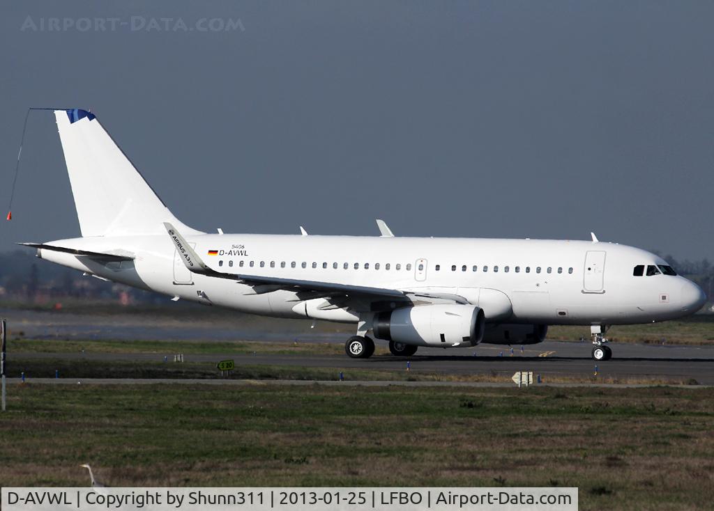 D-AVWL, 2012 Airbus A319-132 C/N 5406, C/n 5406 - For TACA International Airlines after tests @ LFBO... Second A319 with fitted sharklets...