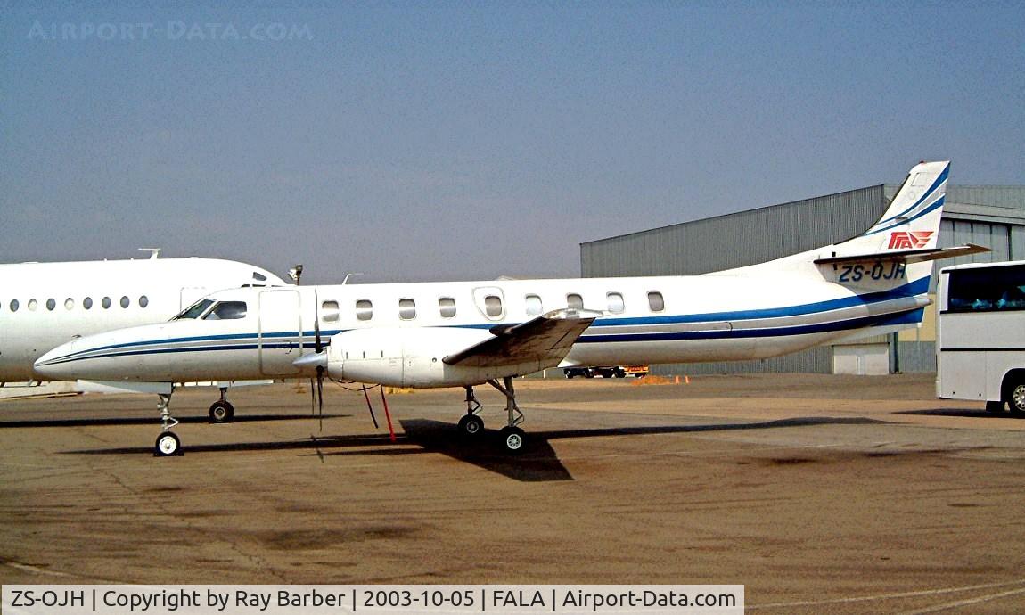 ZS-OJH, 1988 Fairchild SA-227AC Metro III C/N AC-727, Swearingen SA.227AC Metro III [AC-727] (Charlan Air Charter) Lanseria~ZS 05/10/2003