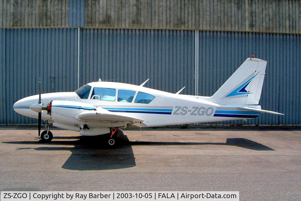 ZS-ZGO, 1964 Piper PA-23-250 Aztec C/N 27-2726, Piper PA-23-250 Aztec C [27-2726] Lanseria~ZS 05/10/2003