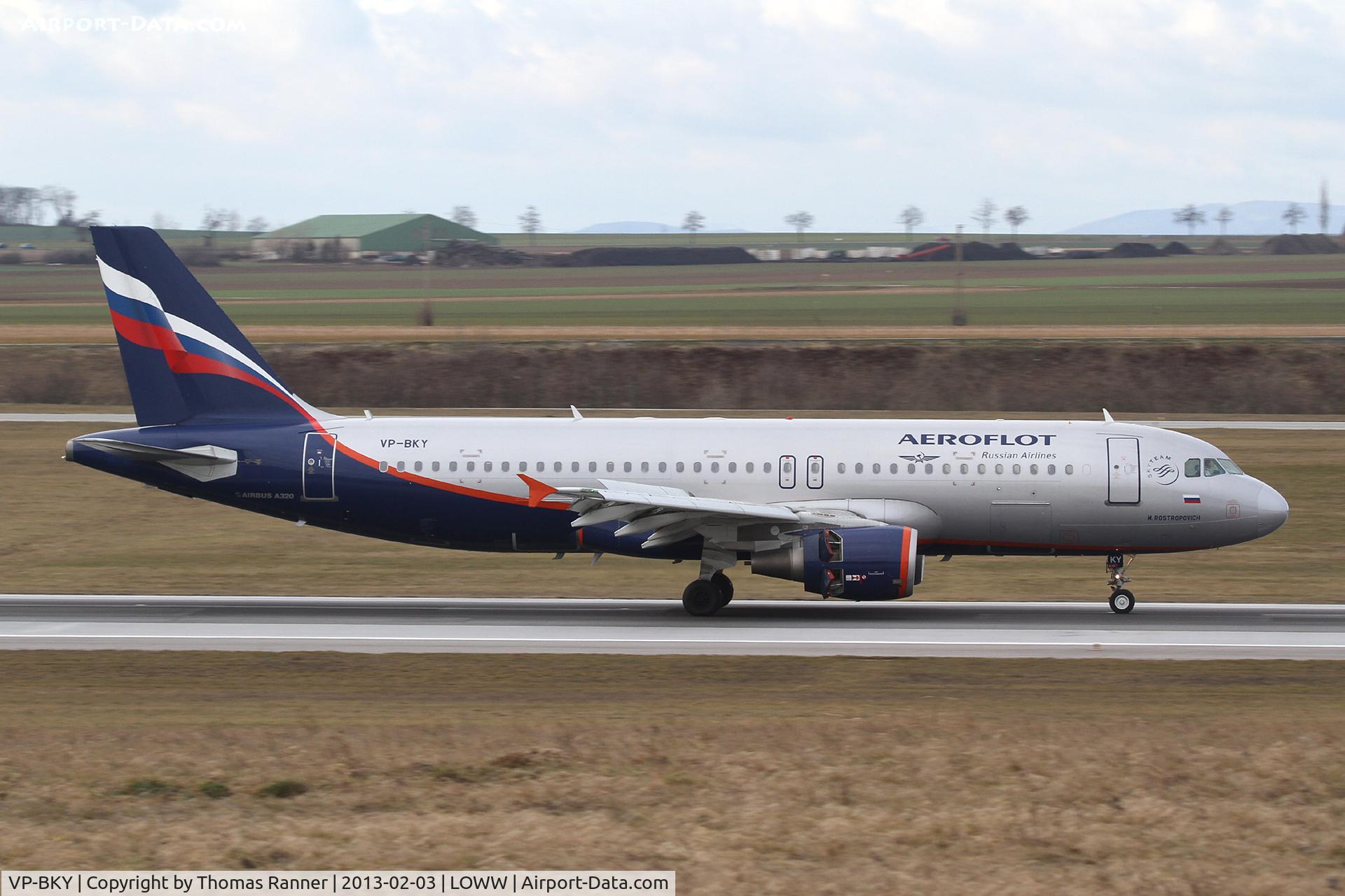 VP-BKY, 2008 Airbus A320-214 C/N 3511, Aeroflot Airbus A320