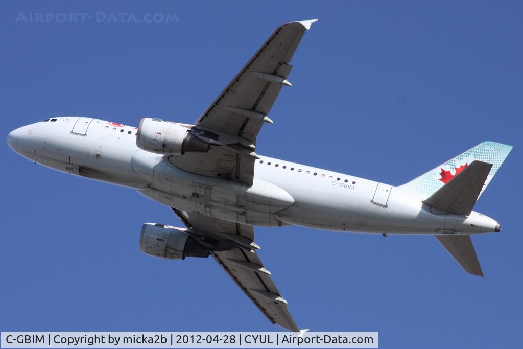 C-GBIM, 1998 Airbus A319-114 C/N 840, Take off