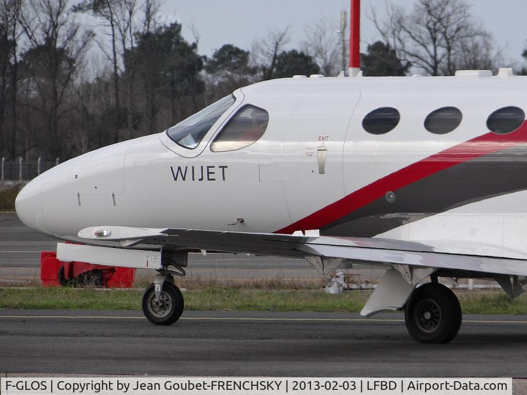 F-GLOS, 2009 Cessna 510 Citation Mustang Citation Mustang C/N 510-0169, departure to crew training