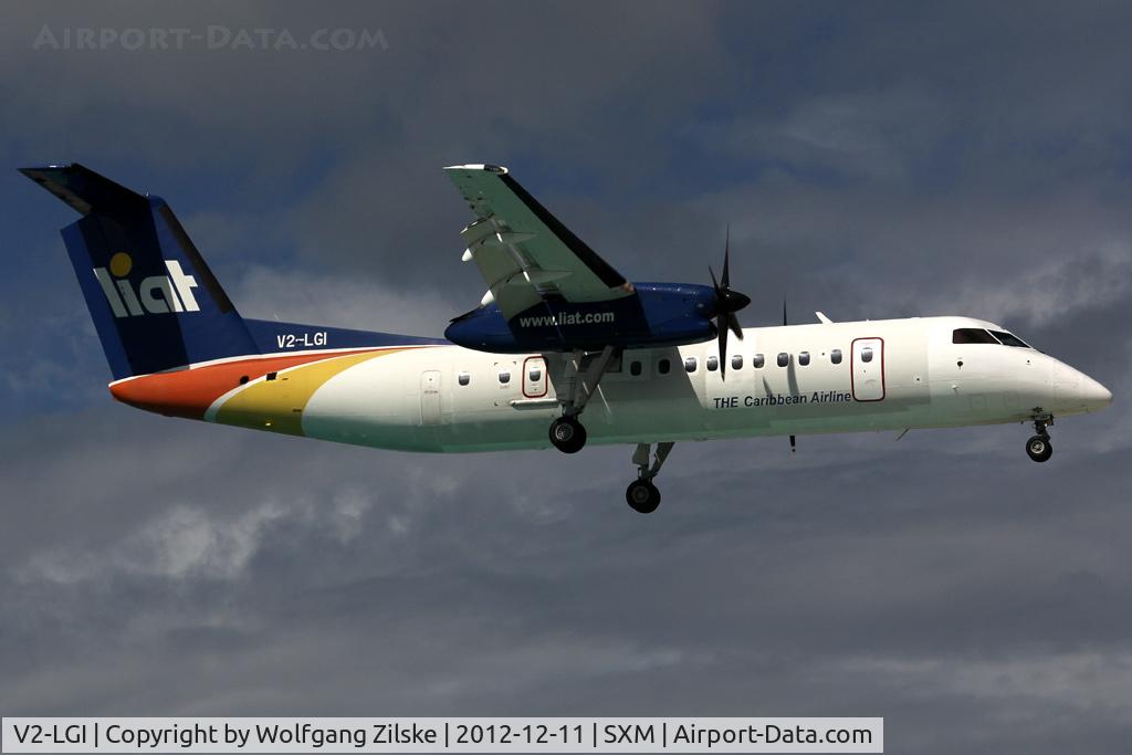 V2-LGI, 1992 De Havilland Canada DHC-8-311 Dash 8 C/N 325, visitor