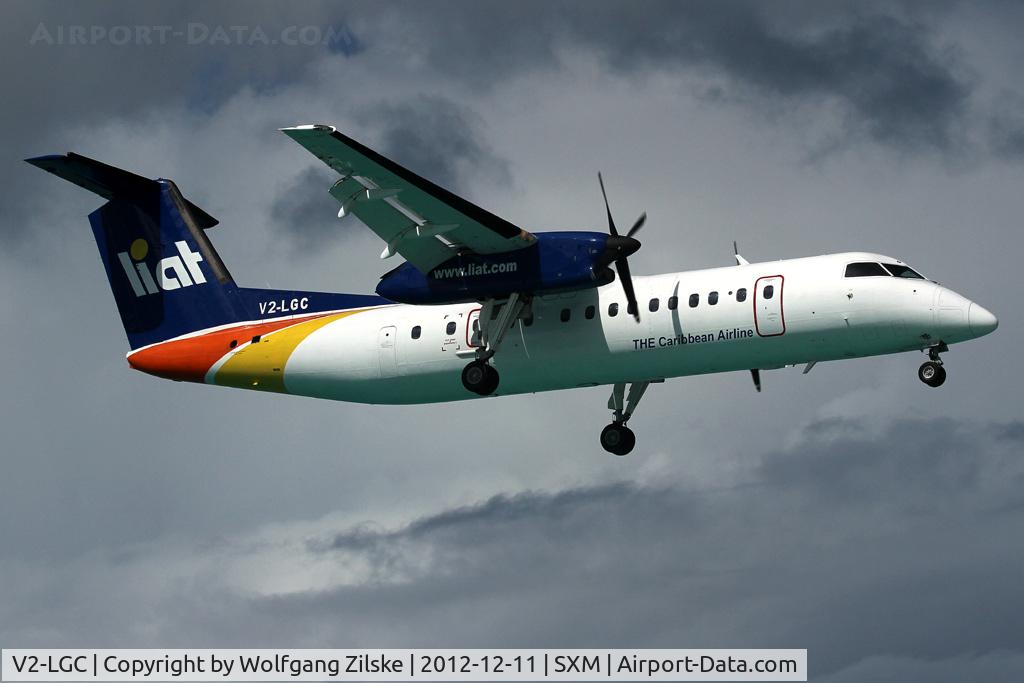 V2-LGC, 1991 De Havilland Canada DHC-8-311 Dash 8 C/N 298, visitor