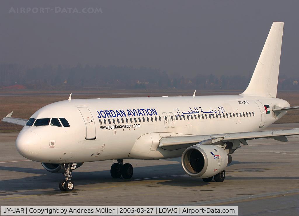 JY-JAR, 1991 Airbus A320-211 C/N 234, Charter to Amman.