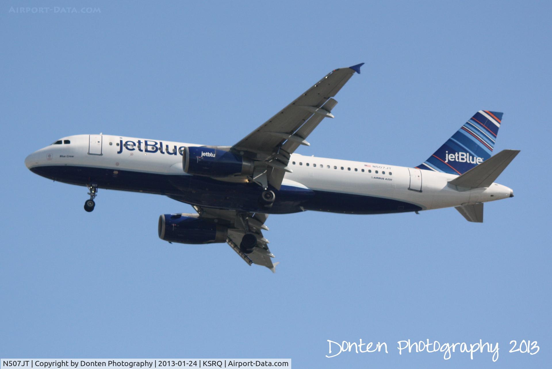 N507JT, 2000 Airbus A320-232 C/N 1240, JetBlue Flight 341 