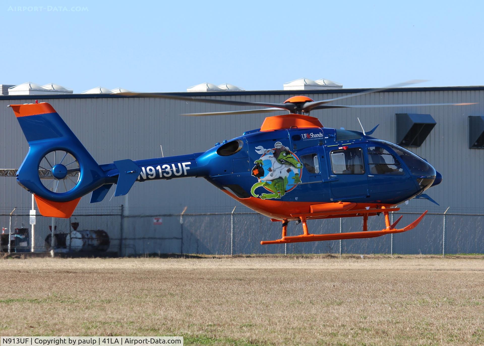 N913UF, 2012 Eurocopter EC-135P-2+ C/N 1063, At Metro Aviation.