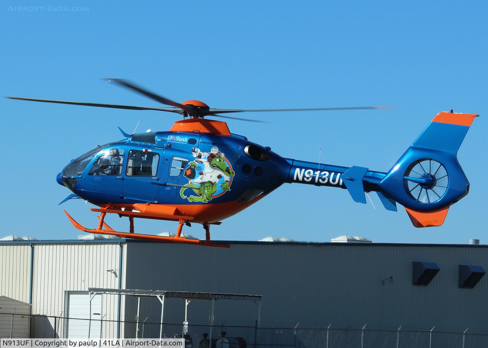 N913UF, 2012 Eurocopter EC-135P-2+ C/N 1063, At Metro Aviation.