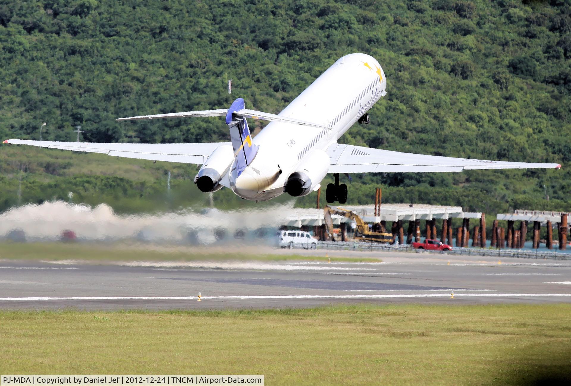 PJ-MDA, 1987 McDonnell Douglas MD-83 (DC-9-83) C/N 49449, PJ-MDA