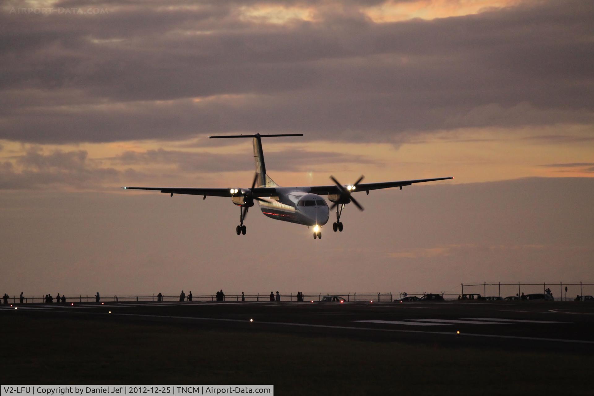 V2-LFU, 1990 De Havilland Canada DHC-8-311 Dash 8 C/N 250, V2-LFU