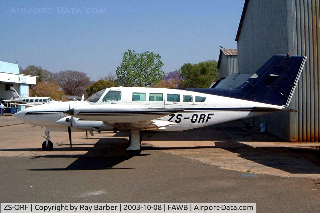 ZS-ORF, Cessna 402B C/N 402B0637, Cessna 402B Businessliner [402B-0637] Pretoria-Wonderboom~ZS 08/10/2003